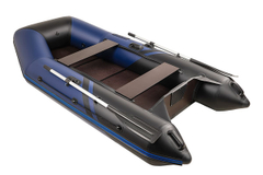 Лодка ПВХ БРОНЯ 280 СК Синий - чёрный