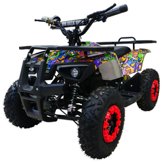 Электроквадроцикл MOTAX Mini Grizlik X-16 E1000 BW
